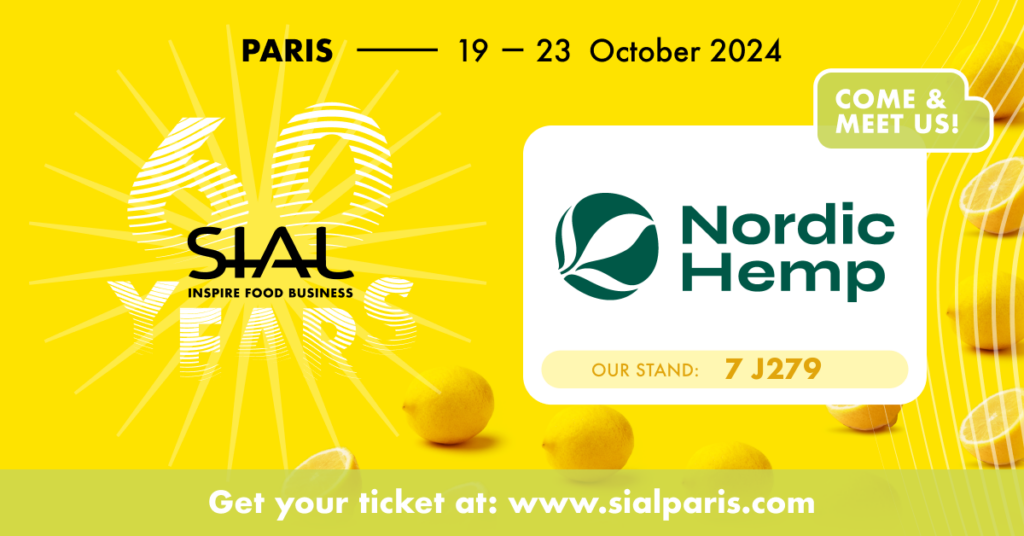 Nordic Hemp auf der SIAL Paris 2024