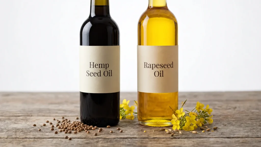 Hemp Seed Oil vs Rapeseed Oil: Quality, Nutrition, and Best Uses Compared